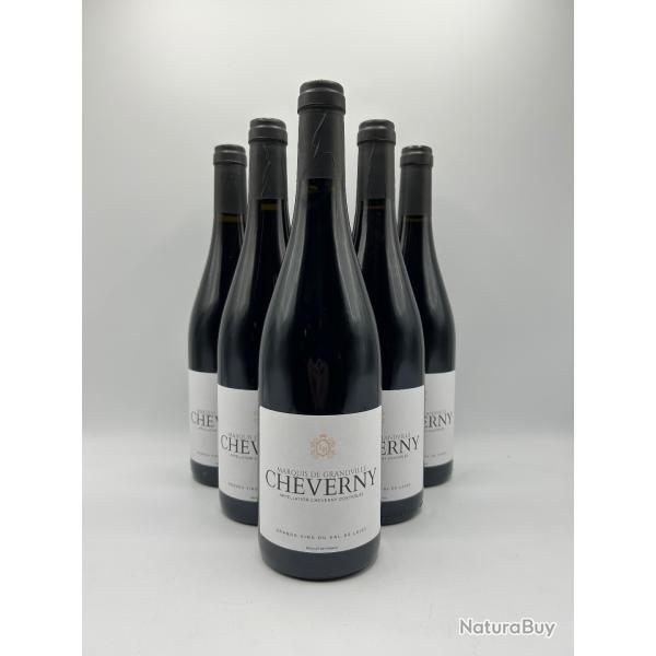 2023 Marquis de Grandville Cheverny Vin Rouge - 6 Bouteilles