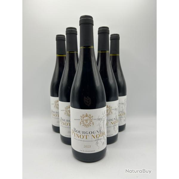 2023 Maison des Votes Bourgogne Pinot Noir Vin Rouge - 6 Bouteilles