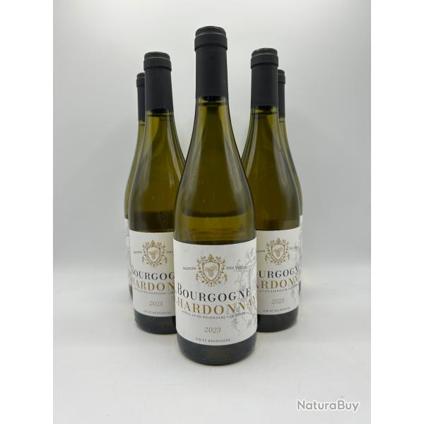 2023 Maison des Votes Bourgogne Chardonnay Vin Blanc - 6 Bouteilles