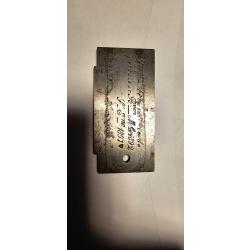 VERIFICATEUR DE LA SAILLIE DU PERCUTEUR REVOLVER 1892