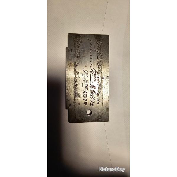VERIFICATEUR DE LA SAILLIE DU PERCUTEUR REVOLVER 1892