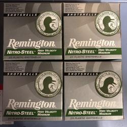 Lot 100 cartouches Remington Nitro Steel calibre 12 plomb 2
