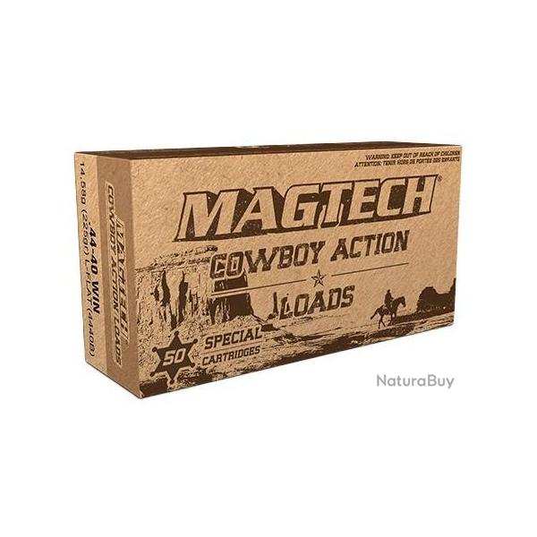 CARTOUCHES MAGTECH COWBOY ACTION 44-40WIN 225GR LFN