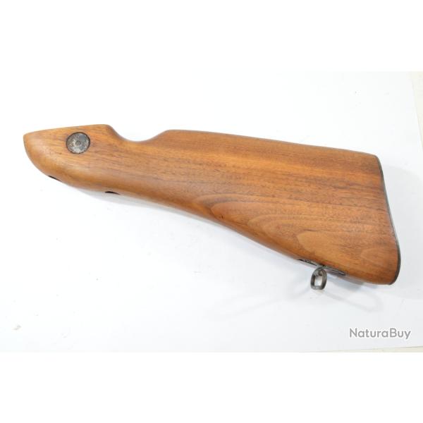 Crosse bois arri�re PM Thompson avec battand de grenadi�re, renfort de crosse et plaque de couche