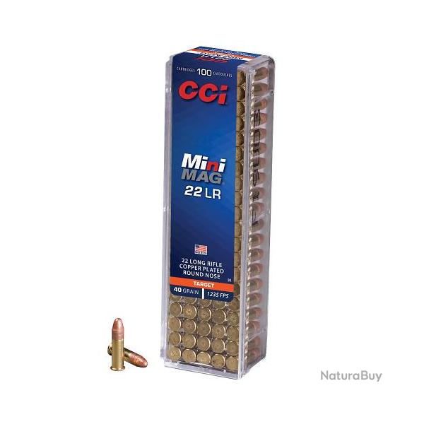 Munitions CCI 22lr Mini Mag RN 40gr x100