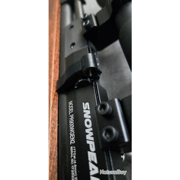 Adaptateur Monocoup 4,5mm .177 pour carabines et pistolets PCP CR600, PR900, PP800, CP2. Artemis,SPA