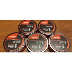 Plombs 5,5 mm Norma - S-Target Match - 0,91g - Lot de 5 boîtes de 250