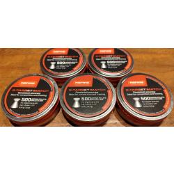 Plombs 4,5 mm Norma - S-Target Match - 0,53g - Lot de 5 bo&icirc;tes de 500