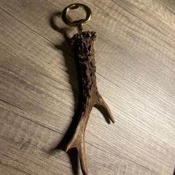 Décapsuleur, bois, chevreuil