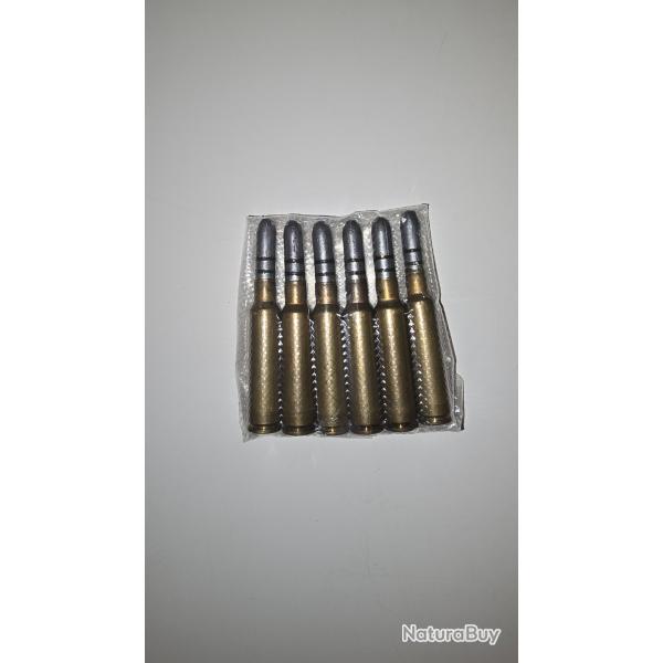 X6 cartouches 7.5x53.5 GP90 pour schmidt rubin sr 1889