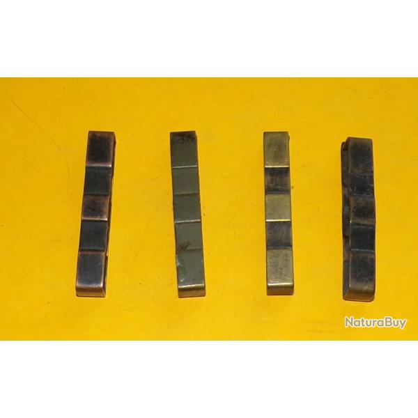 ARMEE AMERICAINE U.S : LOT DE 4 PASSANTS POUR CEINTURON MILITAIRE POUR REPARATION CEINTURON U.S  , B