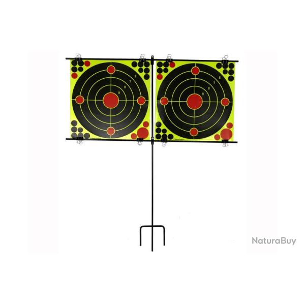 Portique porte cible papier r�glable