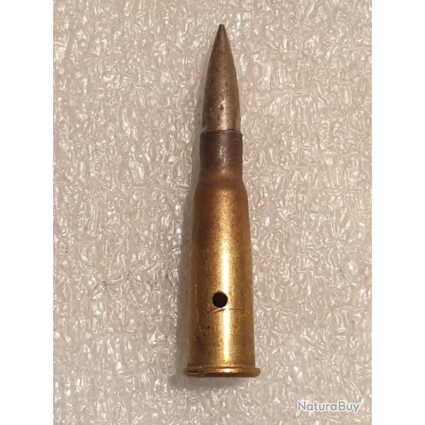 Cartouche 8mm Lebel neutralise date 1939 avec balle Mle 32 N (M.BE)