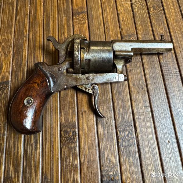 REVOLVER DE POCHE  7 mm A BROCHE THE GUARDIAN AMERICAN MODEL 1878