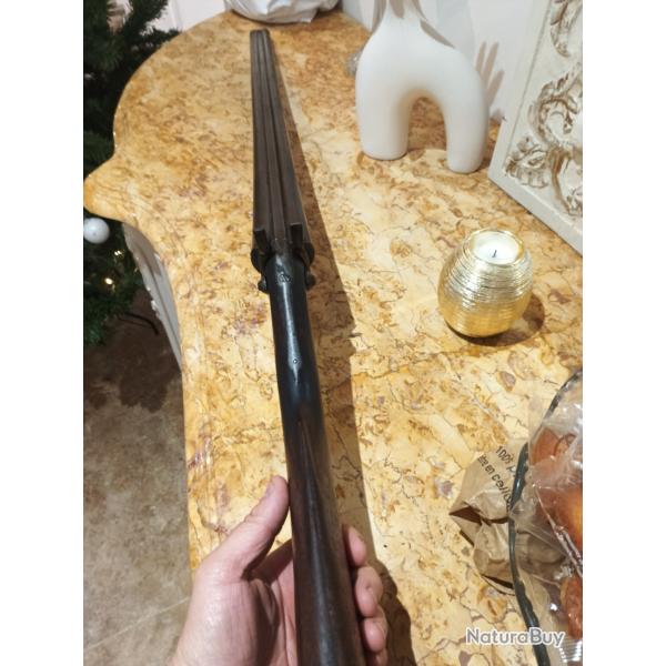 ancien fusil juxtapos