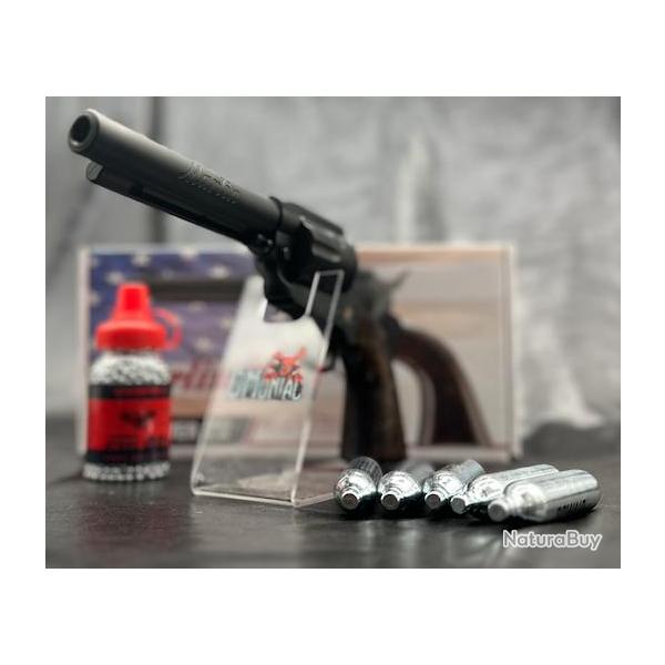 NOUVEAUT 2025 " PACK PRT A TIRER " REVOLVER MARLIN CO2 CAL BB/4.5MM 3J