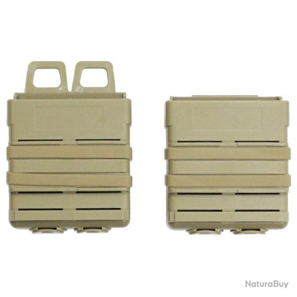 Porte Chargeur (x2) FastMag 7.62mm (Element) D�sert