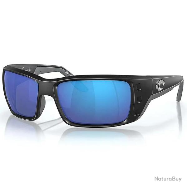Lunettes polarisantes COSTA DEL MAR Permit Matte black Blue mirror 580G