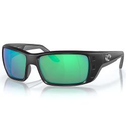 Lunettes polarisantes COSTA DEL MAR Permit Matte black Green mirror 580G
