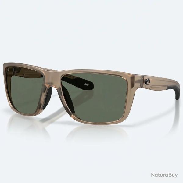 Lunettes polarisantes COSTA DEL MAR Broadbill II Matte smoke brown Gray 580G