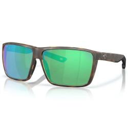 Lunettes polarisantes COSTA DEL MAR Rincon II Matte tortoise Green mirror 580G