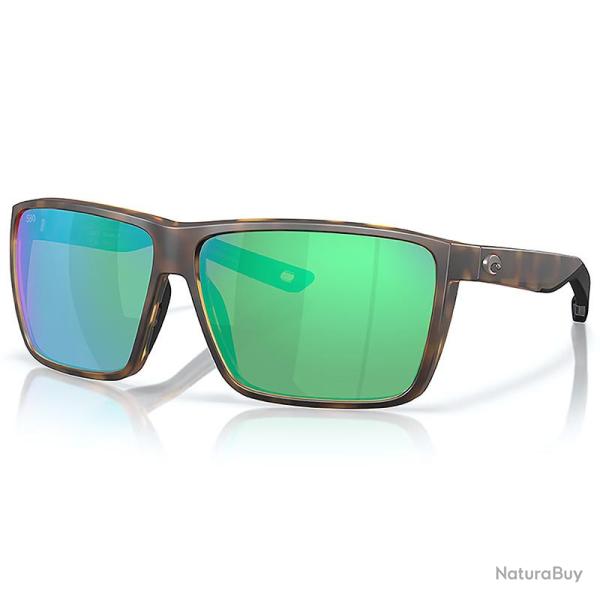 Lunettes polarisantes COSTA DEL MAR Rincon II Matte tortoise Green mirror 580G