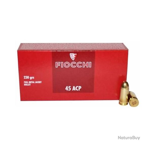Munitions FIOCCHI 45ACP FMJ 230gr x50