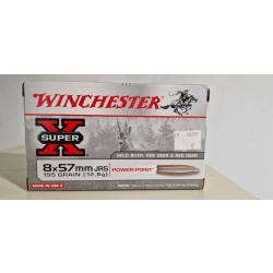 Munitions WINCHESTER cal 8X57 JS 195gr Power Point