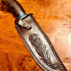 Enchère de Noël (- 45%) Couteau Damas 256 couches