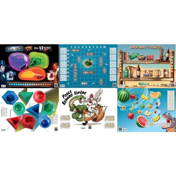 PEDAGO - Pack Blasons de Jeux (6x5)