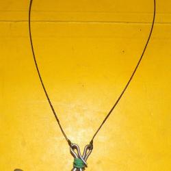 SERVICE DE SANTE : SCIE A FIL  AVEC DEUX POIGNEES  DU SERVICE DE SANTE DE L'ARMEE FRANCAISE , FABRIC