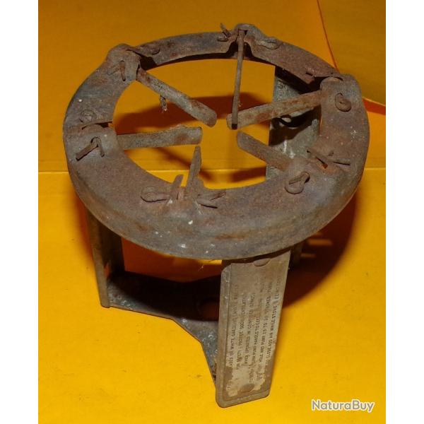 ARMEE AMERICAINE U.S :  TETE DE RECHAUD U.S COLEMAN , PIECE DETACHEE POUR REPARATION D'UN RECHAUD  ,