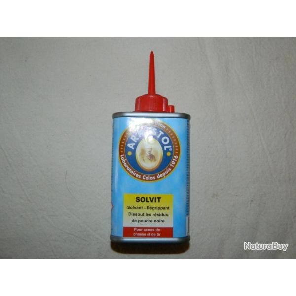 Solvit Armistol solvant poudre noire burette 120ml