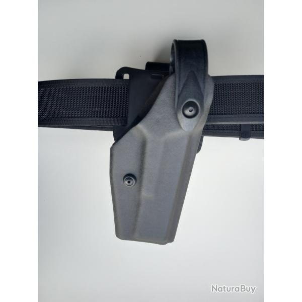 Holster Safariland Glock 17 droitier + double porte chargeur + ceinturon cordura
