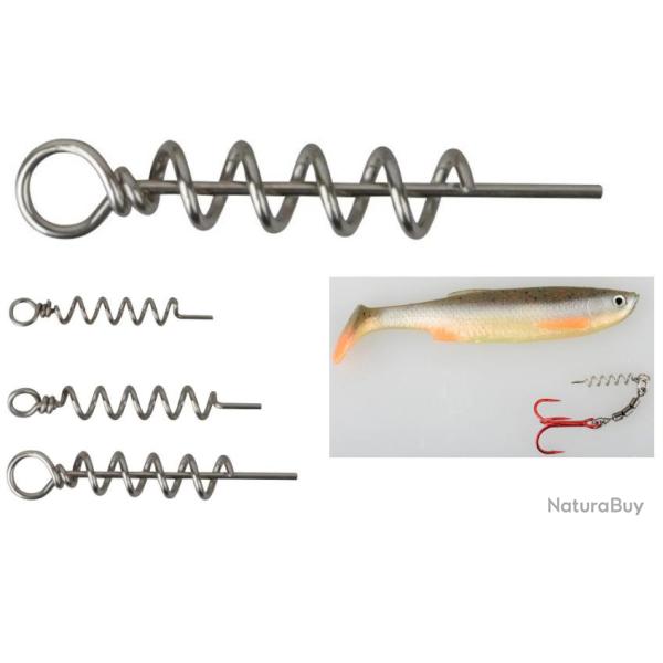 Savage gear Corkscrew 8 pi�ces L