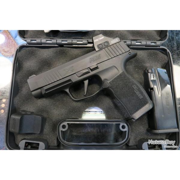 Pistolet Sig Sauer P365 XL cal 9x19 + Point rouge HOLOSUN 507K X2 OCCASION