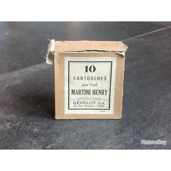 Tr�s belle boite 450/577 Martini Henry fabrication GEVELOT - VIDE
