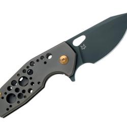 COUTEAU FOX SURU TITANIUM NOIR/BRONZE PVD
