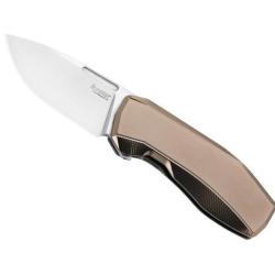 COUTEAU LIONSTEEL N.ONE TITANIUM BRONZE
