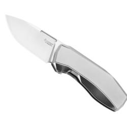 COUTEAU LIONSTEEL N.ONE TITANIUM GRIS