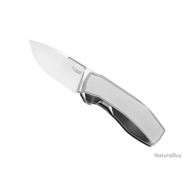 COUTEAU LIONSTEEL N.ONE TITANIUM GRIS
