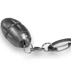 OUTIL PORTE-CLES LIONSTEEL EGGIE KEYCHAIN TITANIUM GRIS
