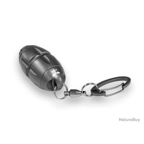OUTIL PORTE-CLES LIONSTEEL EGGIE KEYCHAIN TITANIUM GRIS