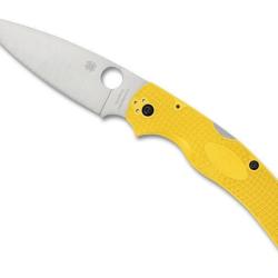 COUTEAU SPYDERCO NATIVE CHIEF SALT JAUNE