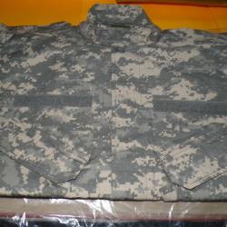 ARMEE AMERICAINE U.S :  VESTE treillis homme US ACU camouflage Digital AT Militaire , TAILLE MEDIUM