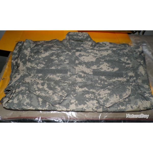ARMEE AMERICAINE U.S :  VESTE treillis homme US ACU camouflage Digital AT Militaire , TAILLE MEDIUM