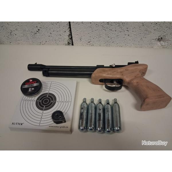 Artemis CP 1 M, pistolet plomb + cartouche + plomb + cible Pack