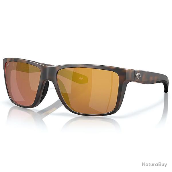 Lunettes polarisantes COSTA DEL MAR Broadbill II Matte tortoise Gold mirror 580G