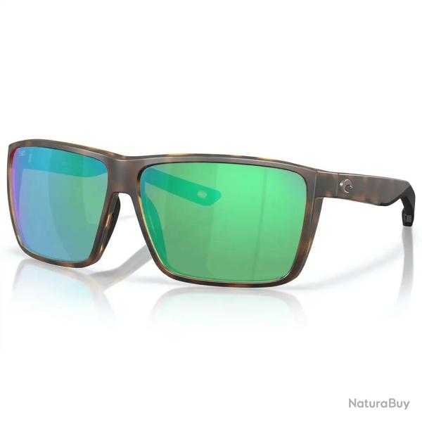 Lunettes polarisantes COSTA DEL MAR Rincon II Matte tortoise Green mirror 580G