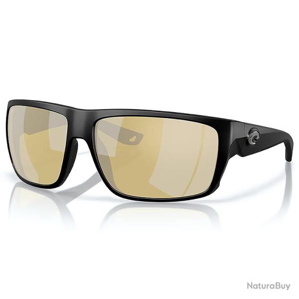 Lunettes polarisantes COSTA DEL MAR Fly line Matte black Sunrise silver mirror 580G